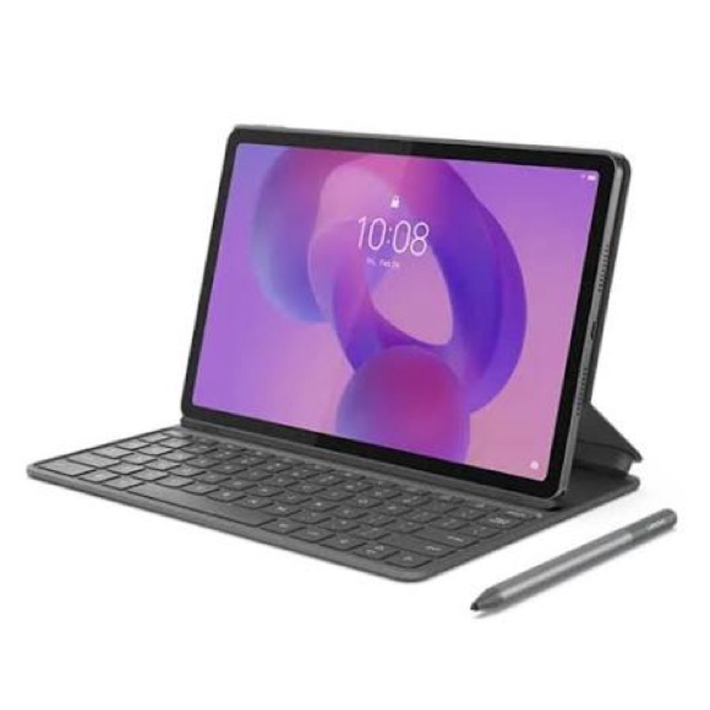 Lenovo Black Tablet with Keyboard and Stylus